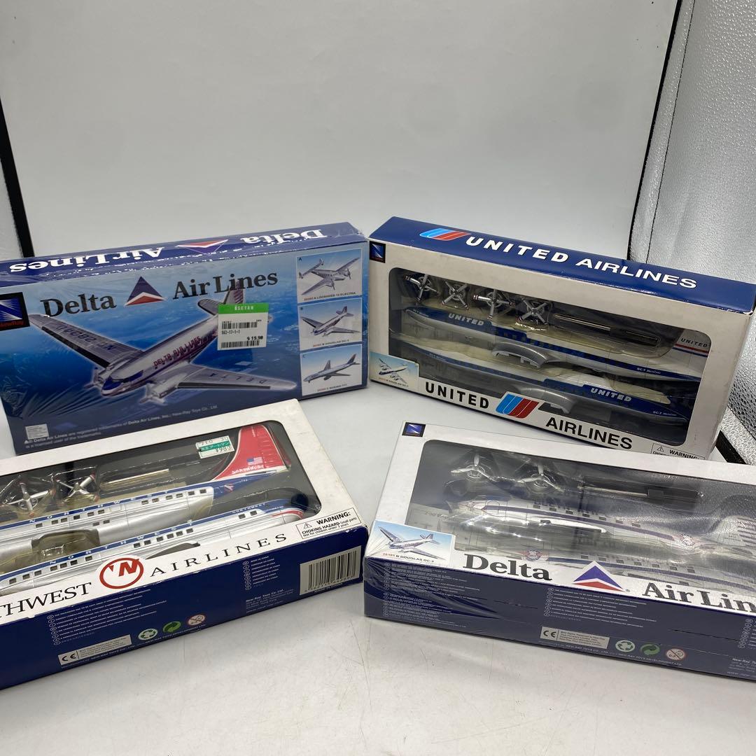 航空機モデルセット（デルタ・ユナイテッド・ノースウェスト）