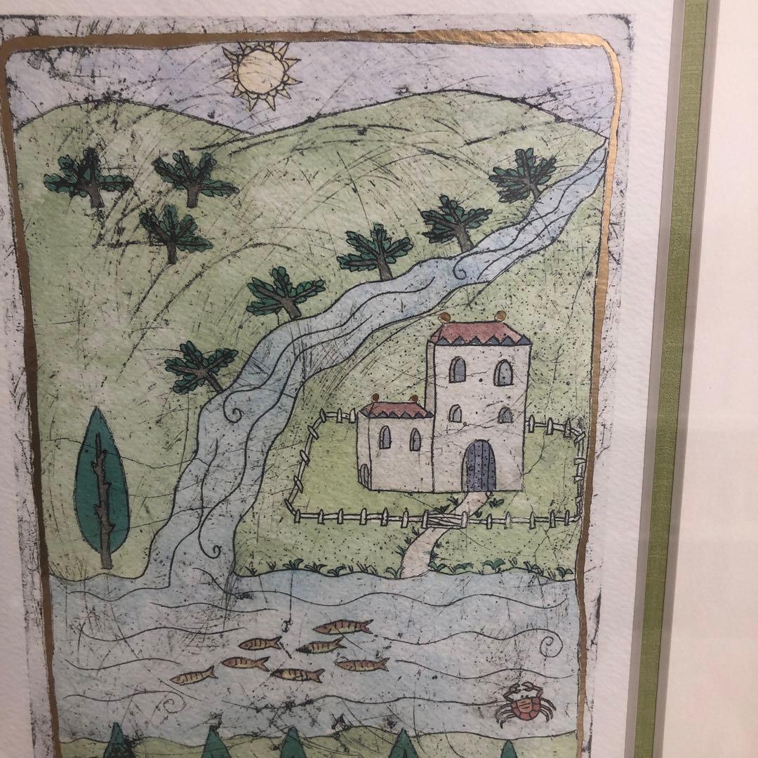 メラニーエップス　家路　版画 270/800