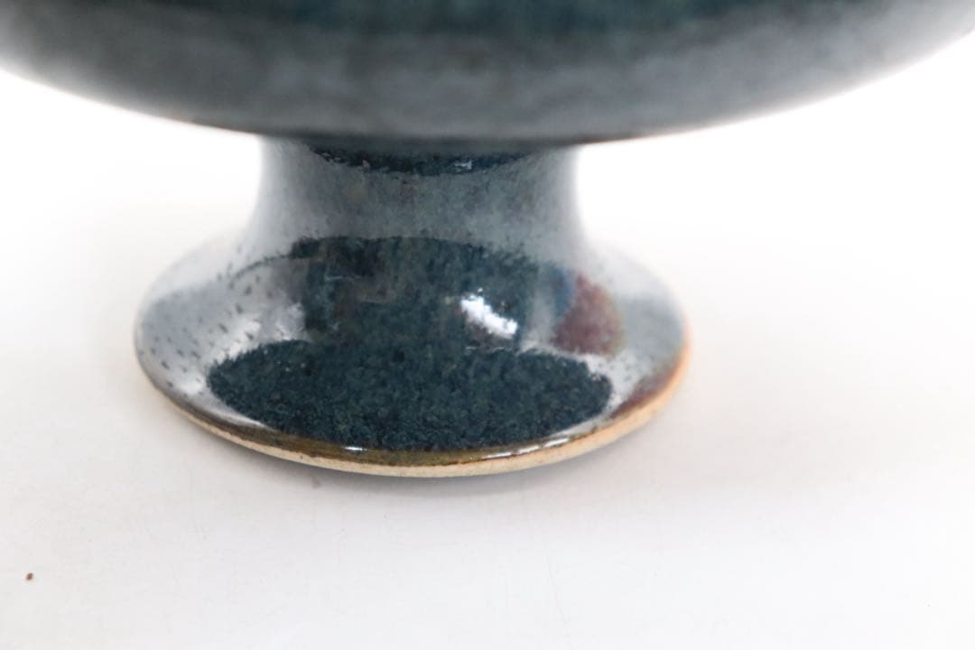 中国　清時代　鈞釉筆洗　送料込み250707