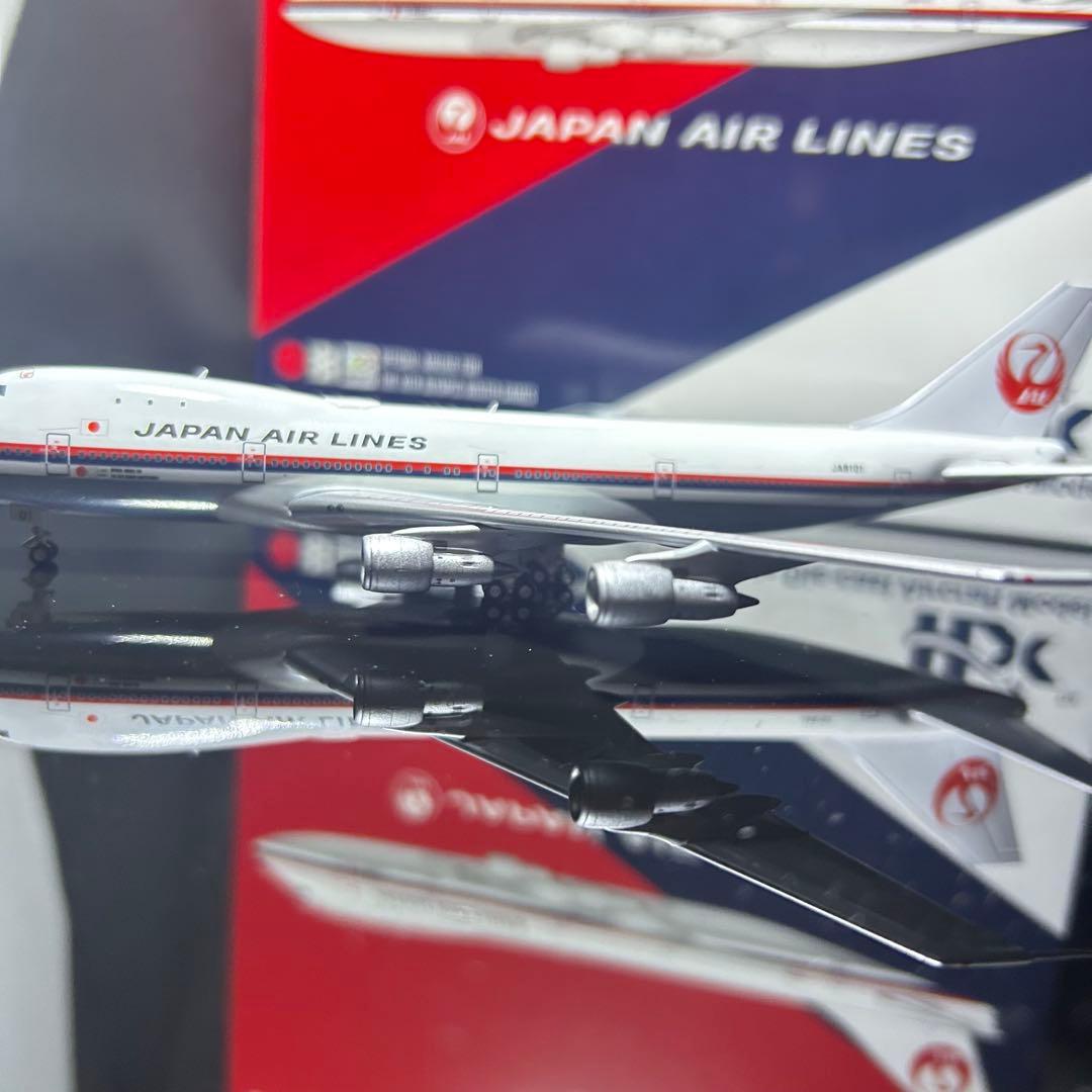 Hxmodel JAL B747-100 JA8101 1/400 スタンド付