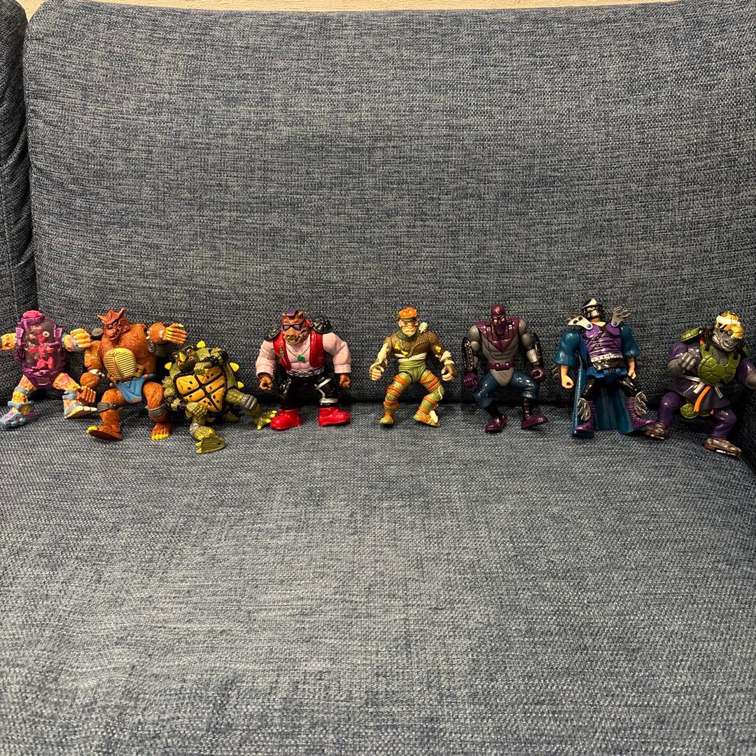 ミュータント・タートルズ アクションフィギュア 8体セット