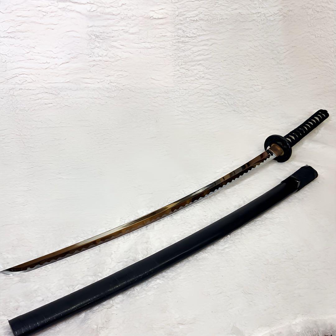 希少日本刀 黒い鞘 模造刀 アンティーク レトロ 昭和レトロ 鬼滅 日輪刀