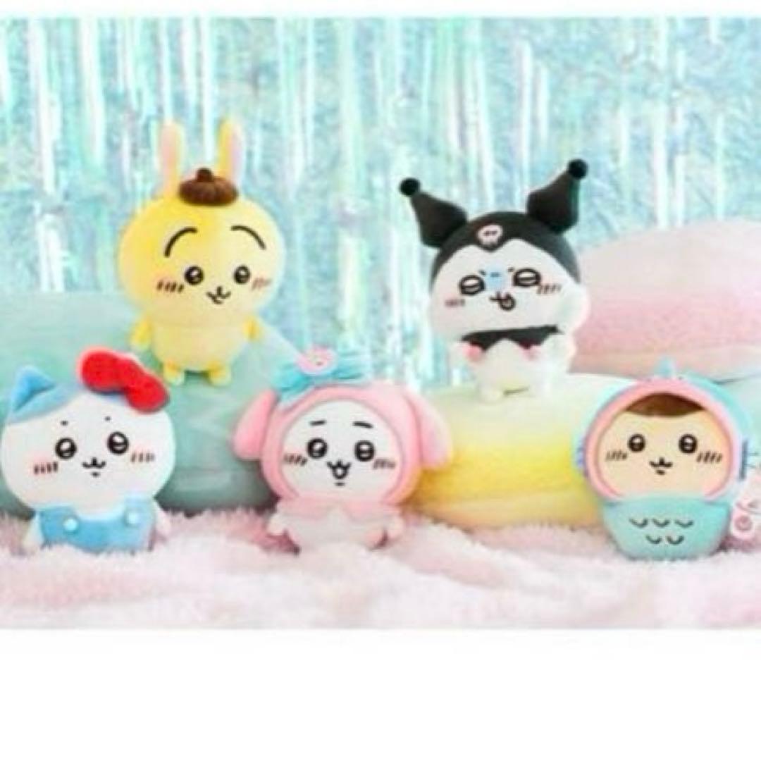 ちいかわ×サンリオキャラクターズ　ぷちミニマスコットフードマスコット全7種セット