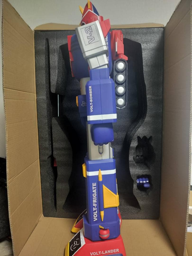 100cm 新品 超電磁マシーン ボルテスV 　スーパージャンボソフビ