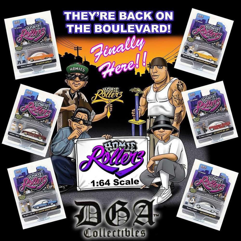 グリーンライト ホーミーローラーズ ローライダー 6台セット ミニカー 新品a