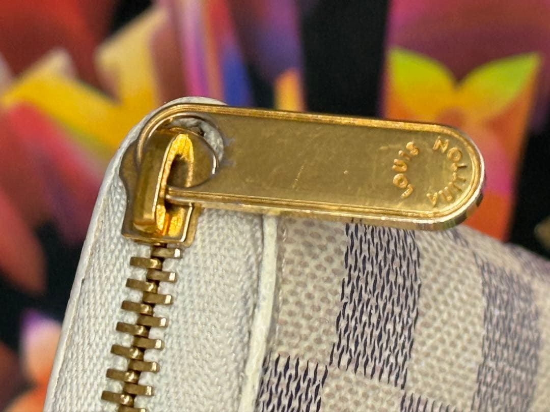 ICチップ搭載　ルイヴィトン　ダミエアズール　ジッピーパース