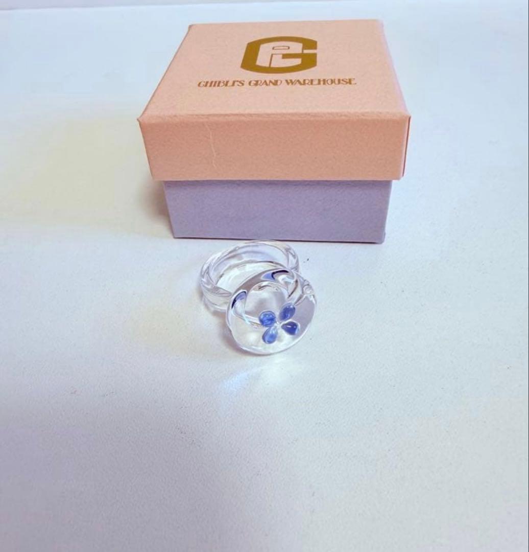 ジブリパーク限定　ポニョのクラゲ　リング　HARIO