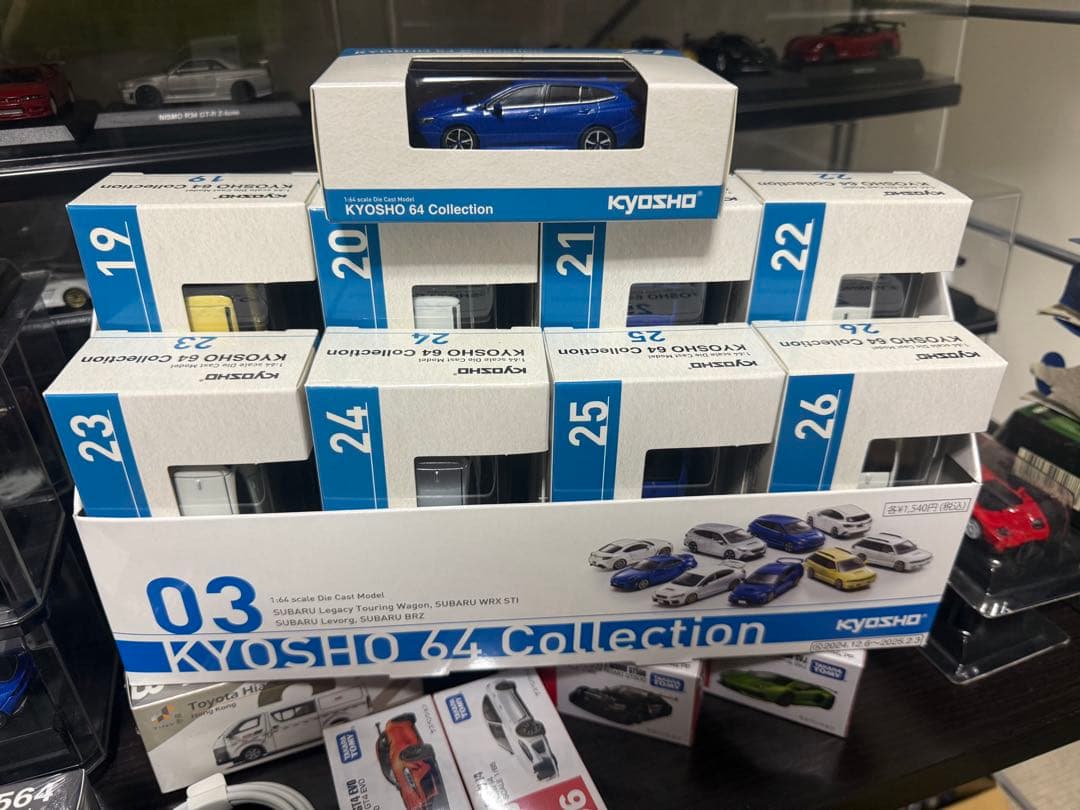 1/64 京商 コレクション Vol.3 スバル9種完全コンプリートセット