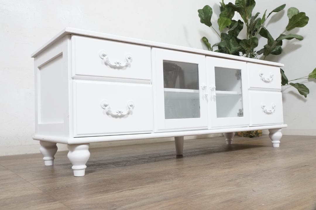 チェルシー　テレビ台　MTV-5772WH 　MTV-5506　２点セット