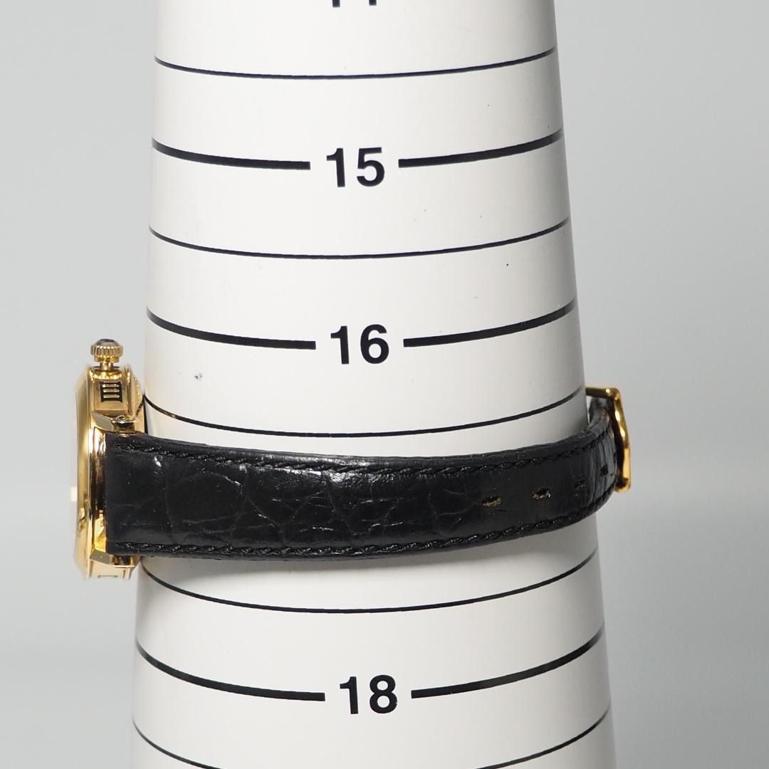 グッチ GUCCI デイト 革ベルト レディース 腕時計 ゴールド C952