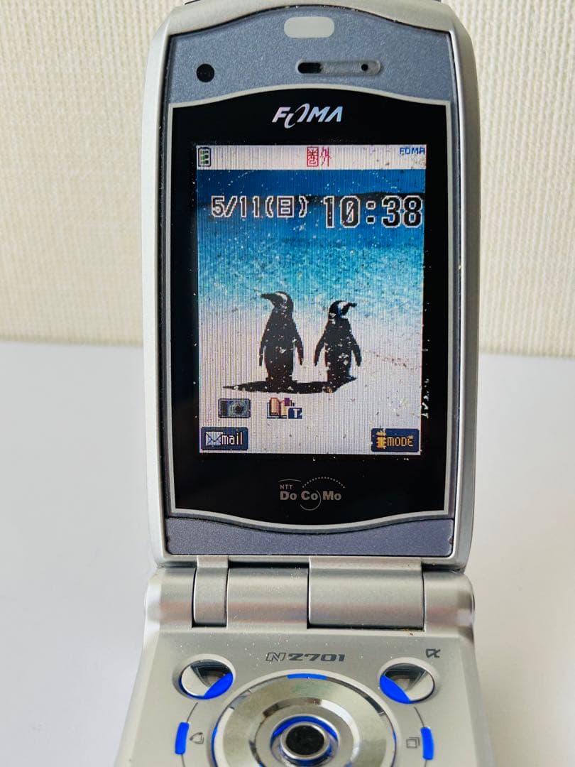 N2701 起動確認済み　FOMA／movaデュアル端末　卓上ホルダN02セット