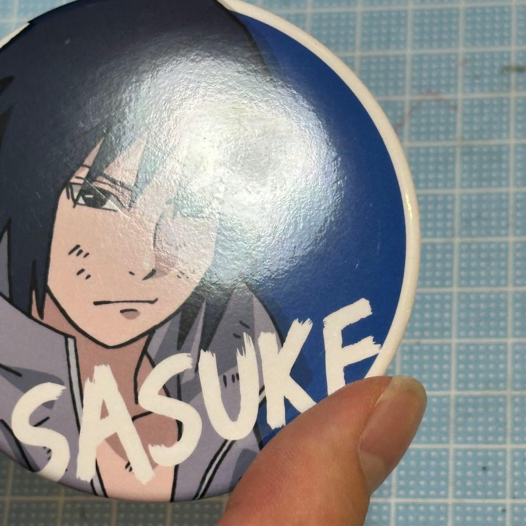 NARUTO　ナルト　缶バッジ　バッチ　セガ　SEGA プライズ　うちはサスケ