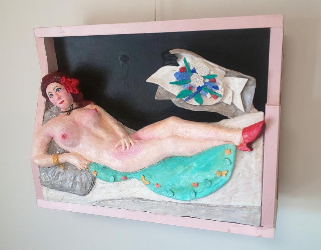 「横たわる裸婦」（未来絵画）