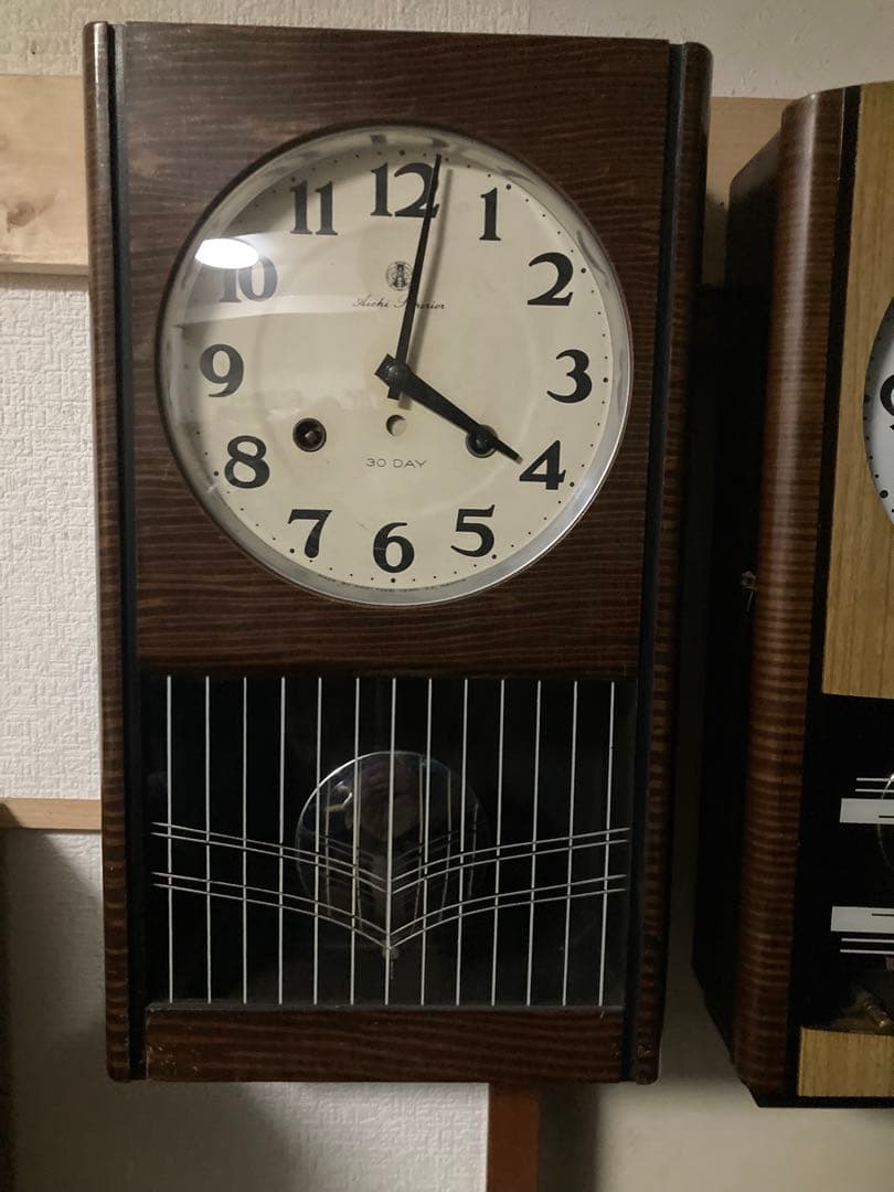 愛知時計電機 30DAY巻 柱時計 superior稼働中