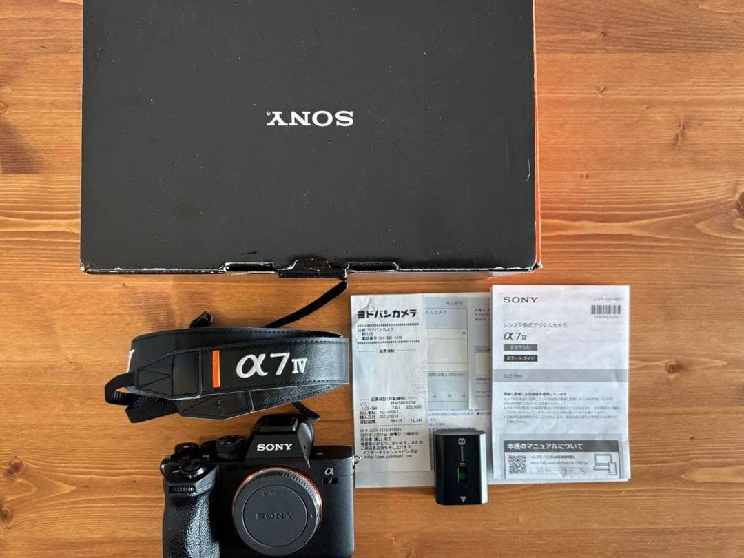 SONY α7IVミラーレス一眼カメラ 本体