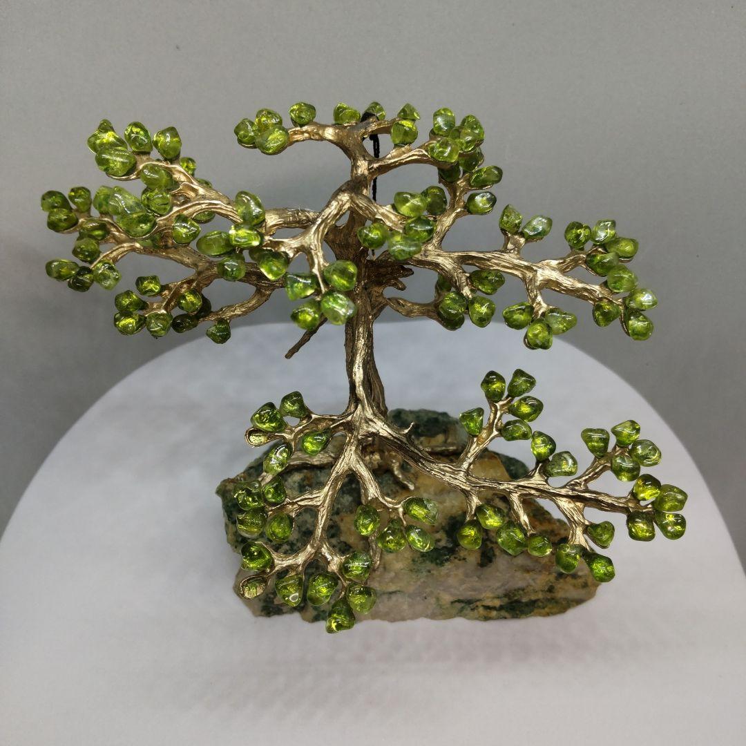 SWOBODA ペリドット 天然石 宝石ツリー ヴィンテージ 希少品