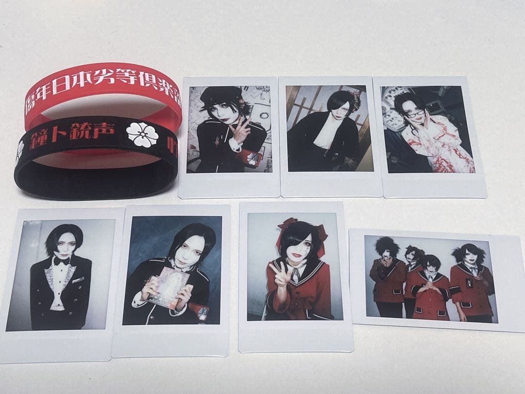 鐘ト銃声 百合子チェキ 集合チェキ ラバーバンド アクスタセット