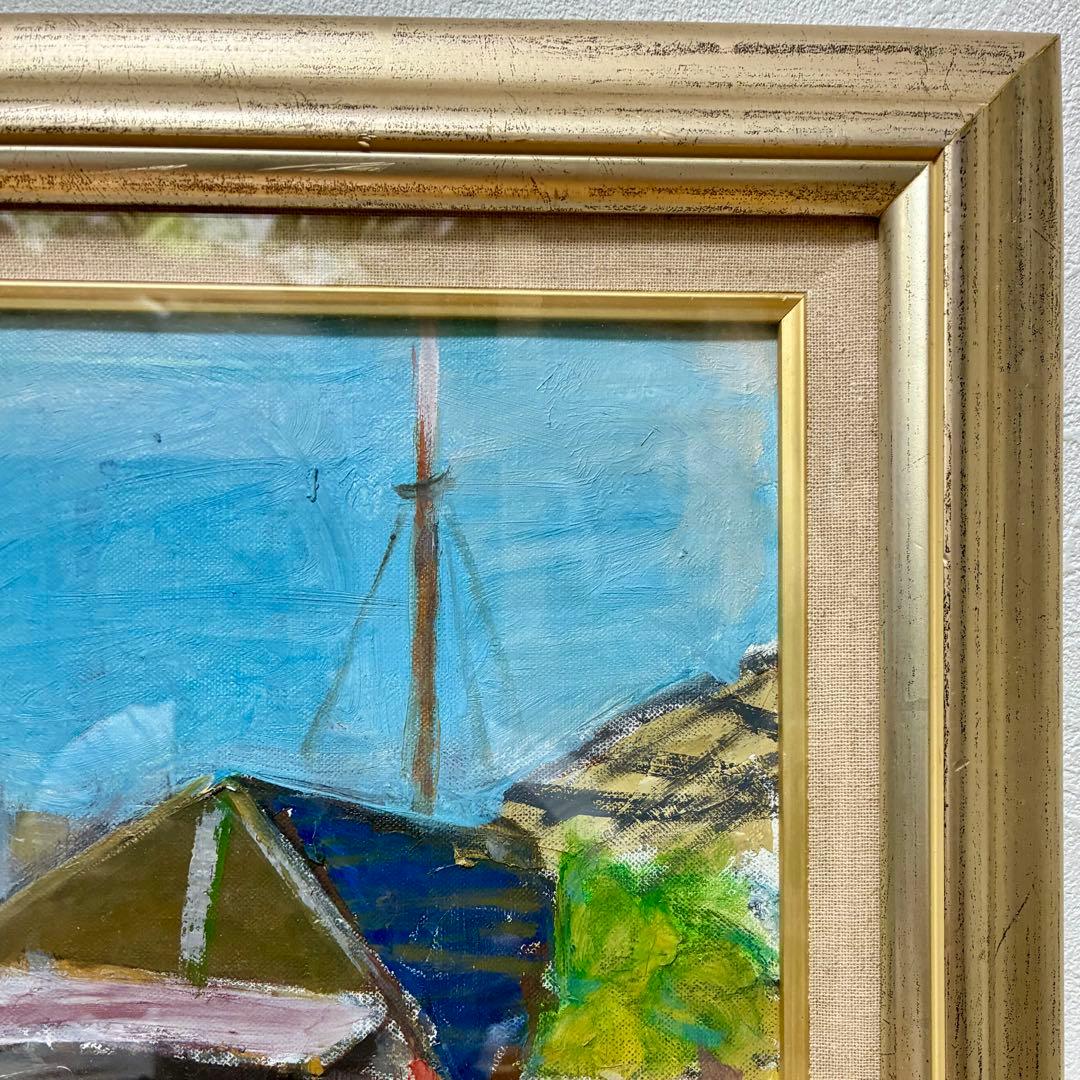 ★良品Togawa Takuya 油彩画 海の風景