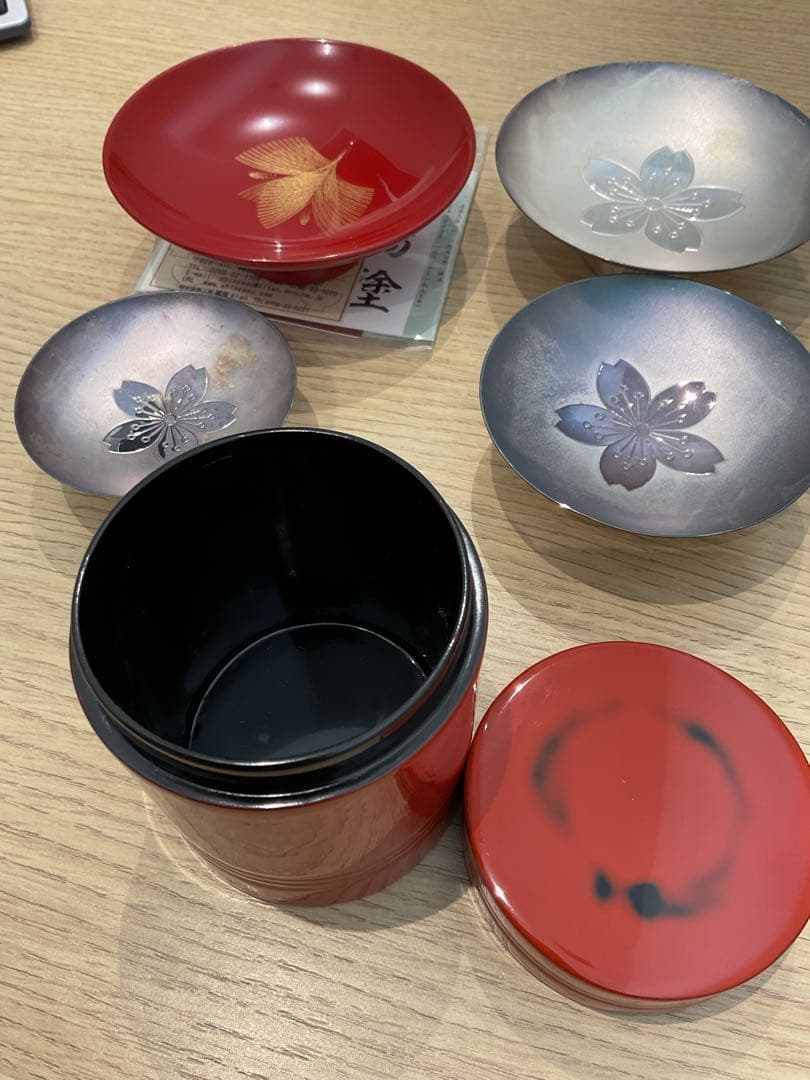 ナ*く様 銀杯 SILVER シルバー 輪島塗り