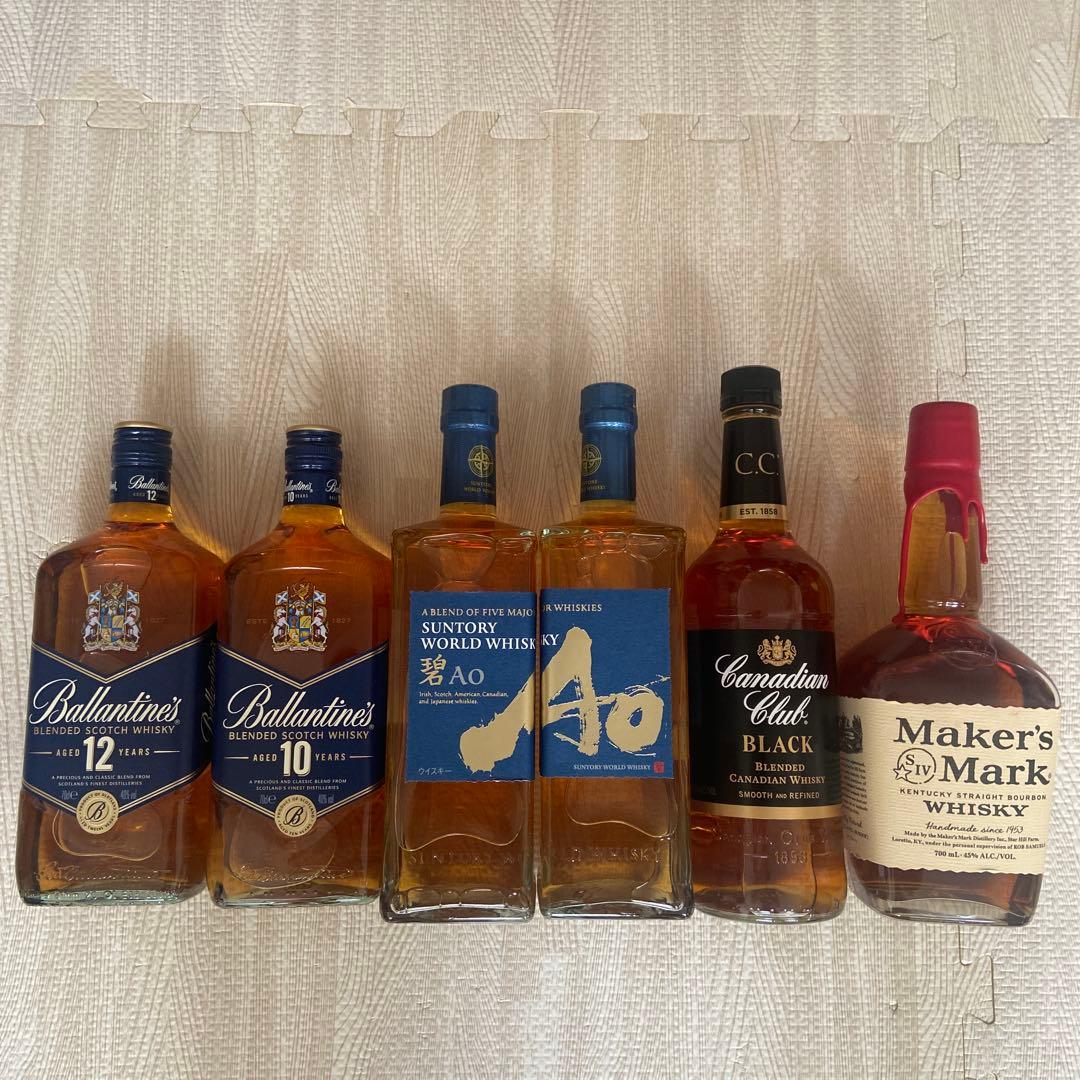 【値下げ交渉】ウイスキー 6本セット【早売りしたい！】