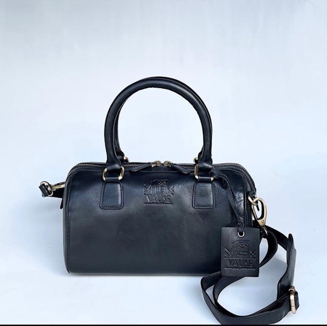 Valise 牛革　ミニボストン イートンブラック