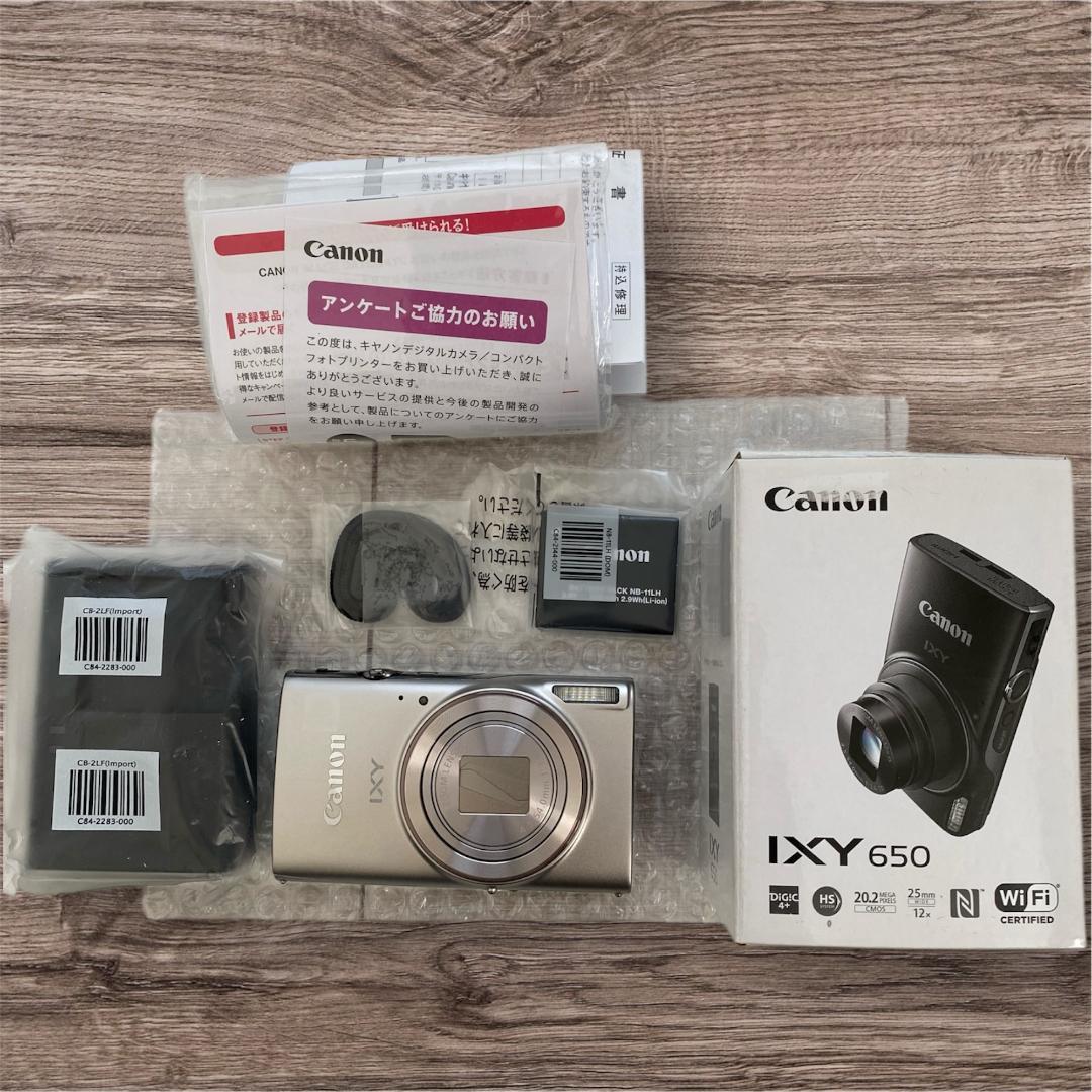 まーちゃ　【展示品】Canon IXY 650 デジタルカメラ シルバー