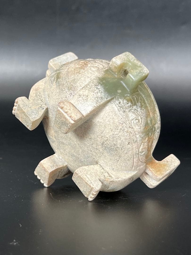 極上 古美術　玉香炉 中国清時代　重さ593g