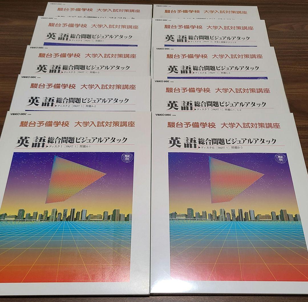 駿台予備学校 大学入試対策講座 英語 総合問題 ビジュアルアタック 10巻