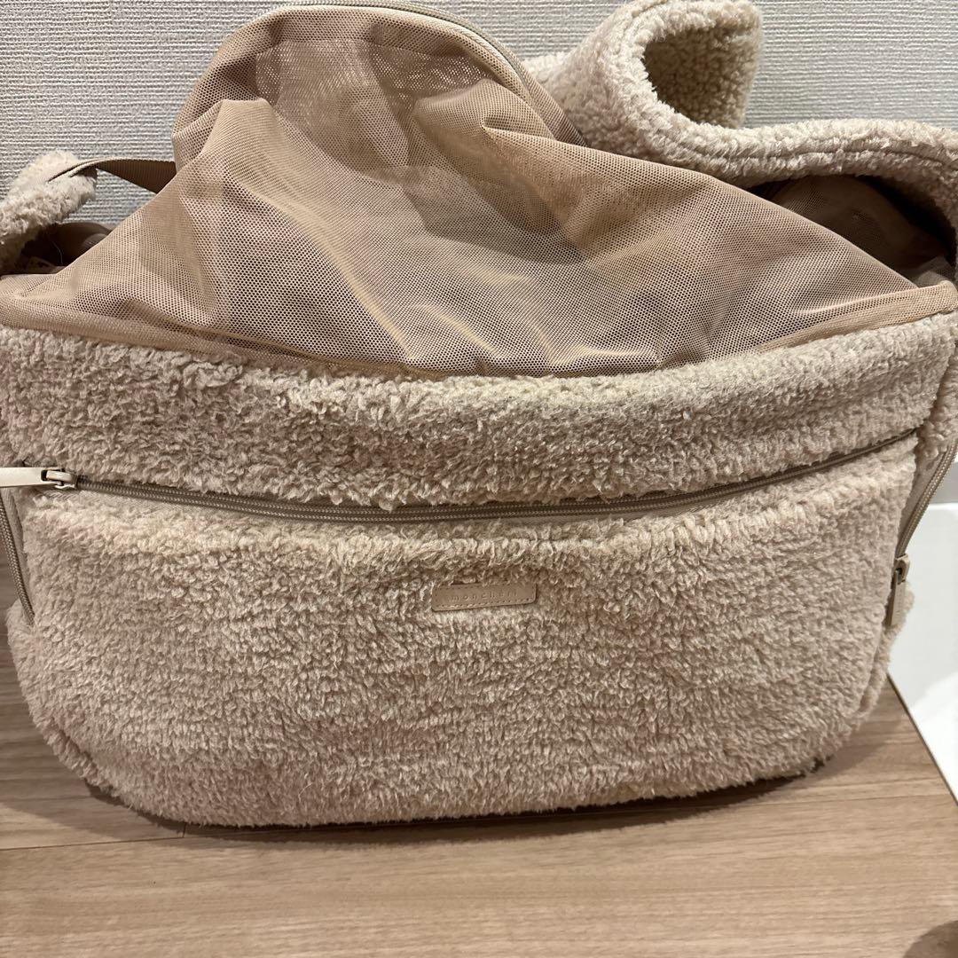 moncheri ボアスリングバッグ クッション付き