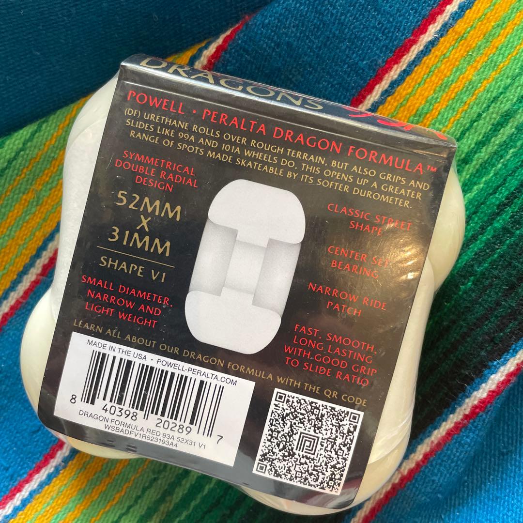 スケートボード Powell Peralta Dragon Formula 52mm 93A