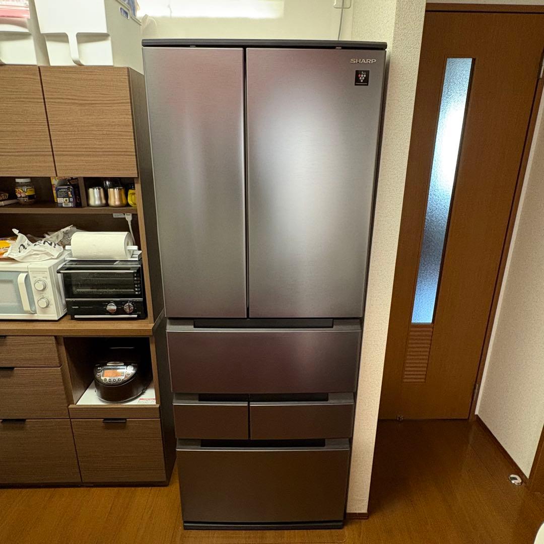 SHARP 冷蔵庫 505L 2024年式 6ドア SJ-MF51M-H