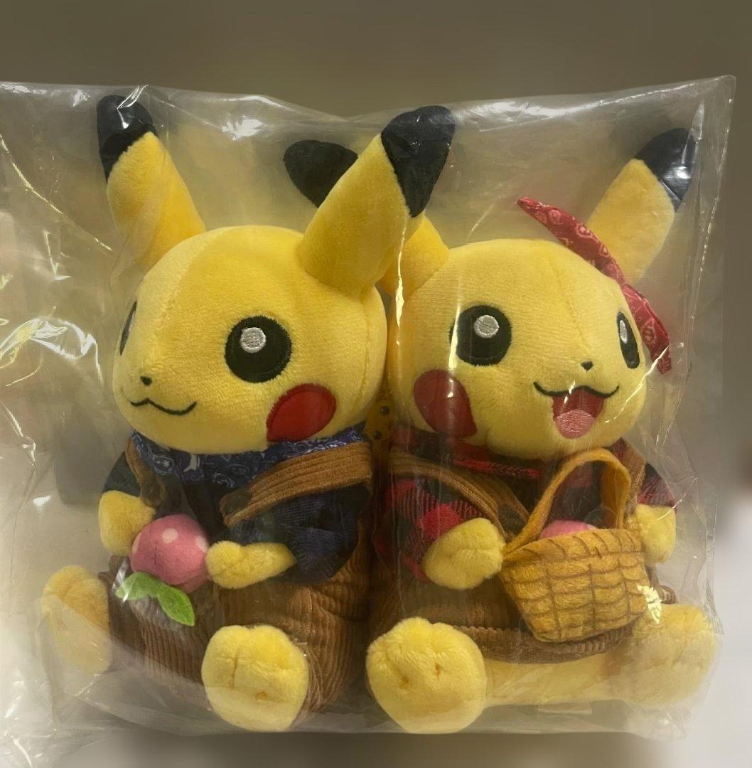 ポケモン マンスリーペアピカチュウ 10月 ピカチュウ ぬいぐるみ