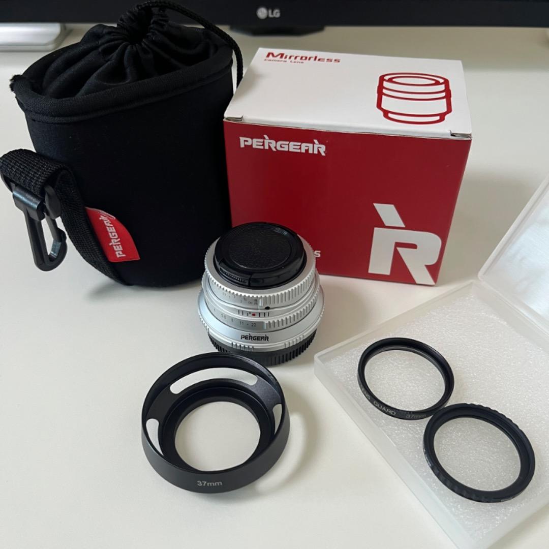 Pergear 25mm f/1.7（富士Xマウント）（付属品多数）（作例あり）