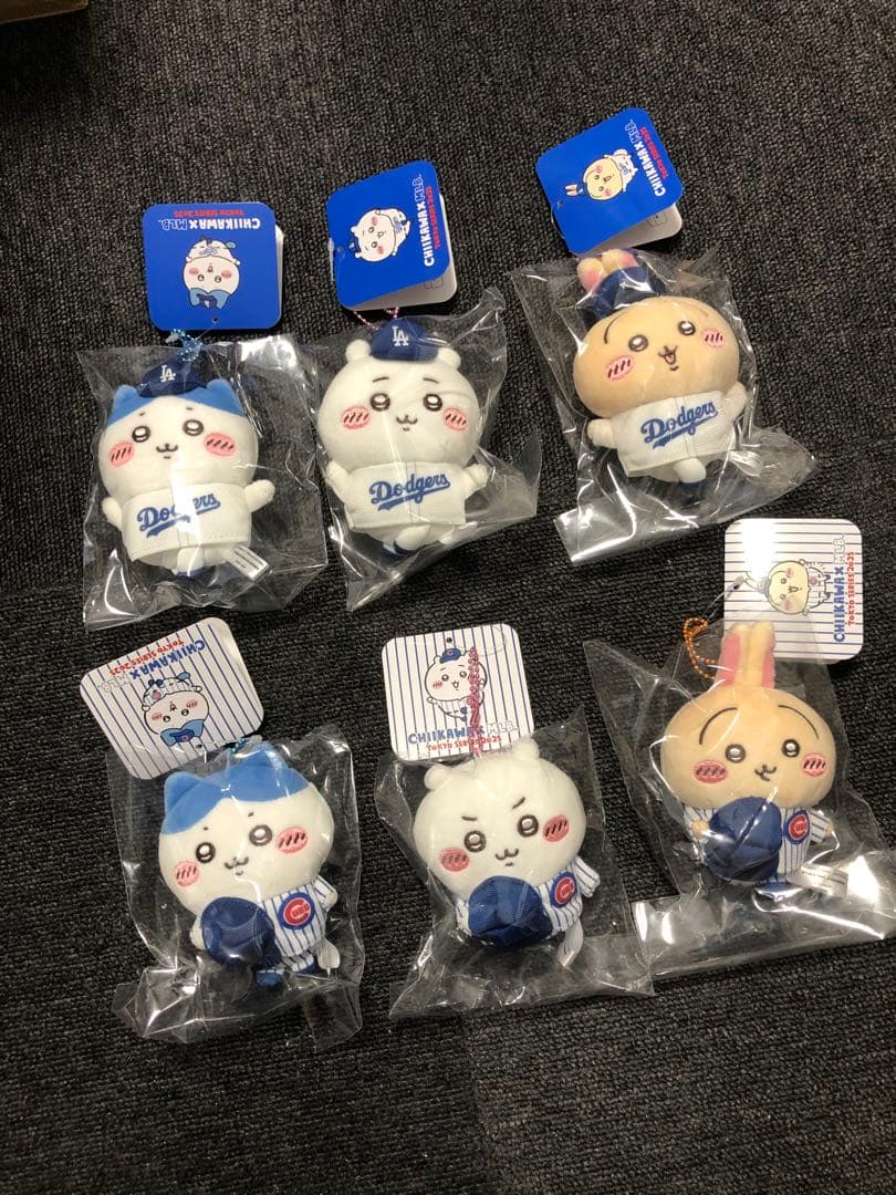 ★新品MLB WORLD TOUR TOKYOちいかわマスコット全種６個セット