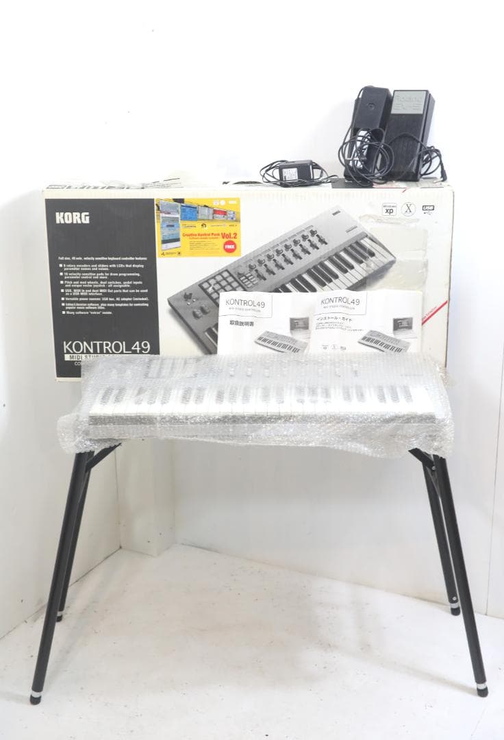 美品 コルグ KONTROL49 MIDI スタンド付 ローランドEV5等