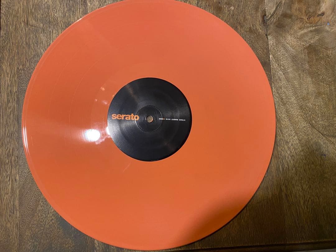 Serato コントロールバイナル　2枚組　コーラルオレンジ