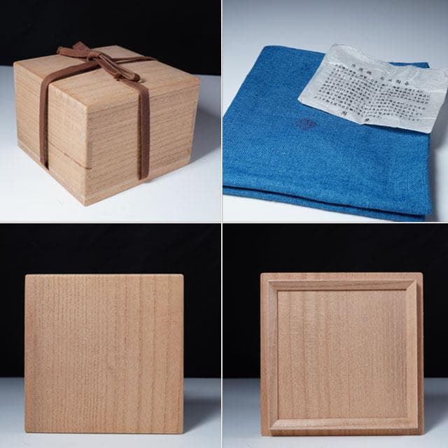 石田陶春　粉引茶碗　共箱　茶道具　丹波焼　高麗茶碗写