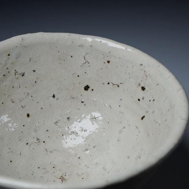 石田陶春　粉引茶碗　共箱　茶道具　丹波焼　高麗茶碗写