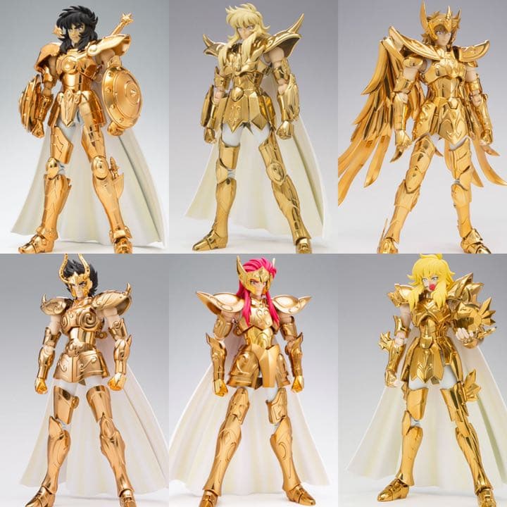 聖闘士聖衣神話EX 黄金聖闘士OCEバージョン 6体セット