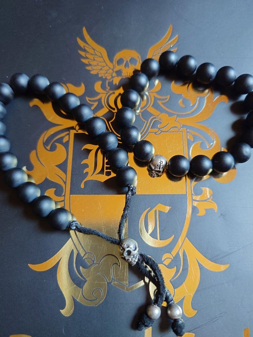 氷室京介 Personal Jesus オニキス スカルブレスレット初期型 2種