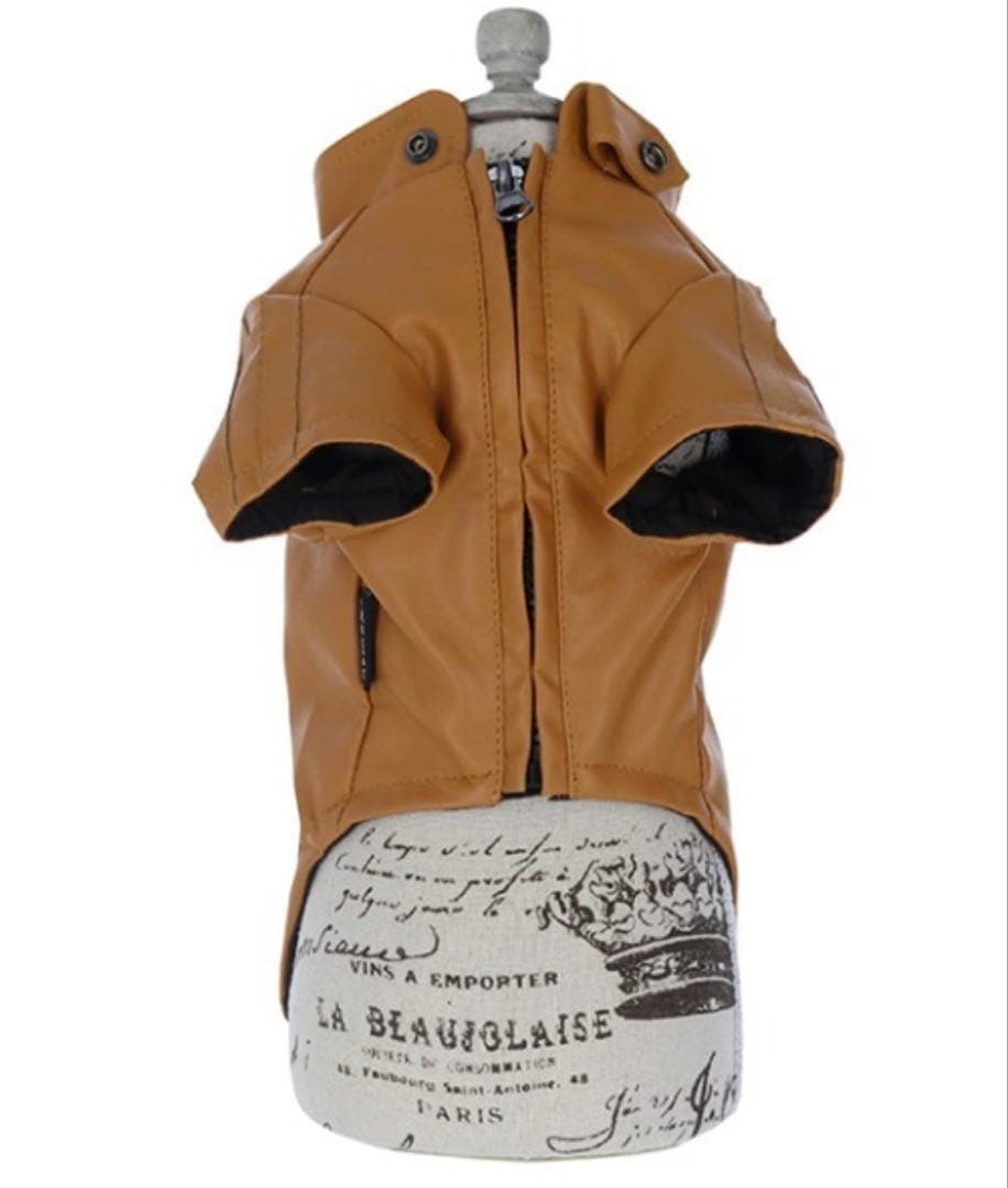 【新品未使用】犬用 ペット用 AVIREX パッチドライダースジャケット FBS