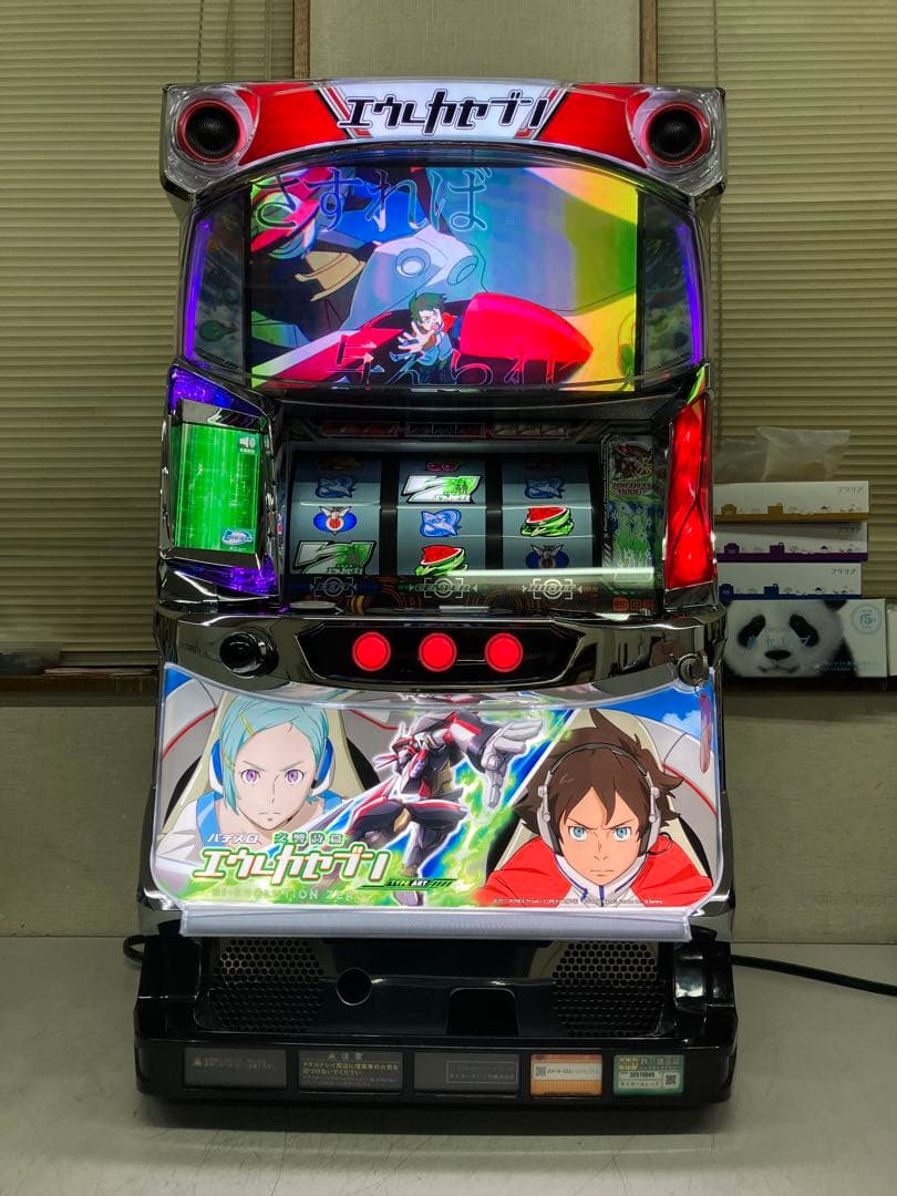 パチスロ実機　S エウレカセブンHIEVO XS 　不要機付き