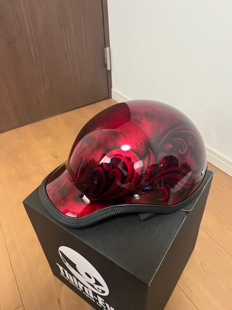 サードアイ 半帽ヘルメット オーダーペイント　【希少】イヤーパッド付