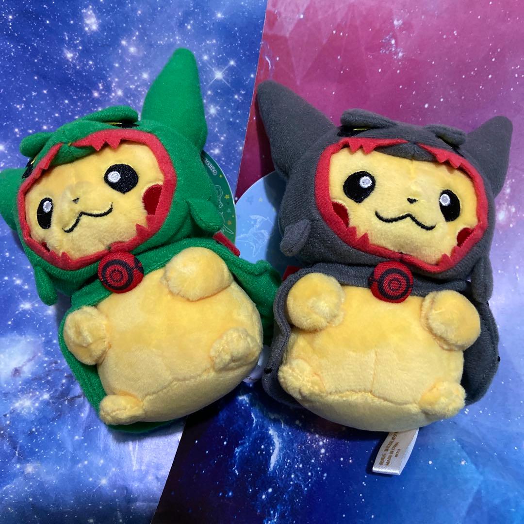 ポケモンセンター限定　スカイツリー　レックウザ2種　　　　 ポンチョマスコット