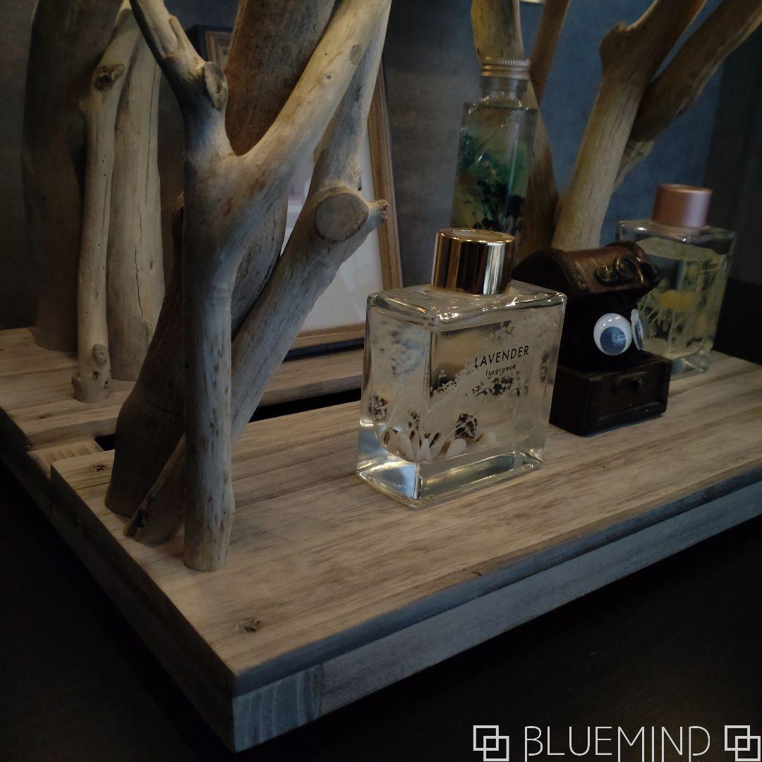 No.1163 アクリル×流木の間接照明付きローテーブル 流木インテリア