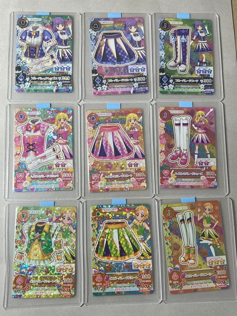 台湾版 DCDアイカツ！2016年4弾 星宮いちご 氷上スミレ 大空あかり 新条