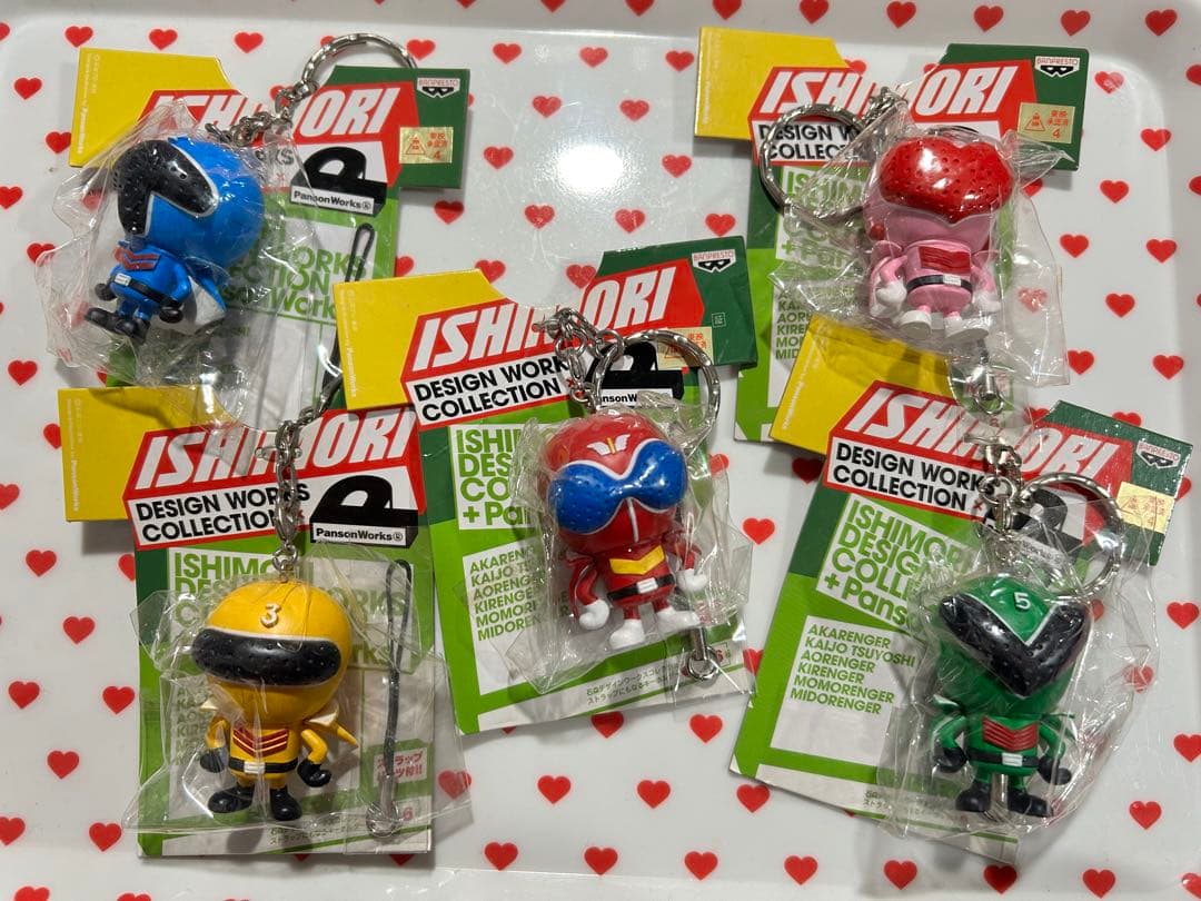 ISHIMORI デザインワークスコレクション　ゴレンジャー　キーホルダー