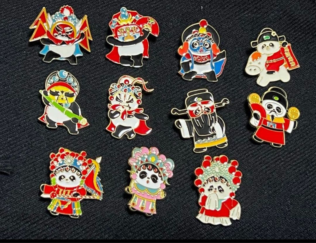 【非売品】関西万博 中国館 ピンバッジ 11種セット 京劇パンダ全種
