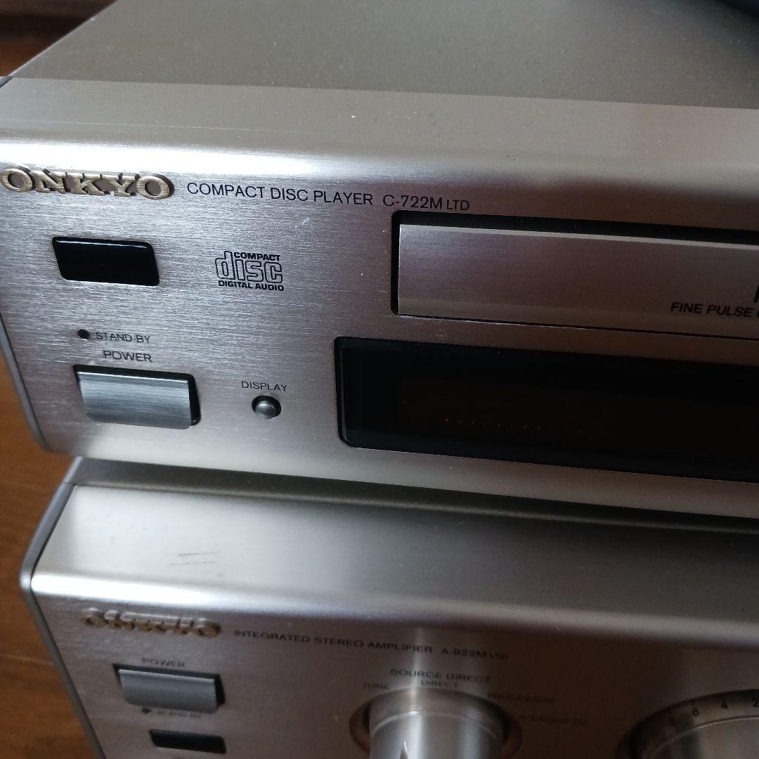 ONKYO　 A-922MLTD C-722MLTD　通電のみ確認！