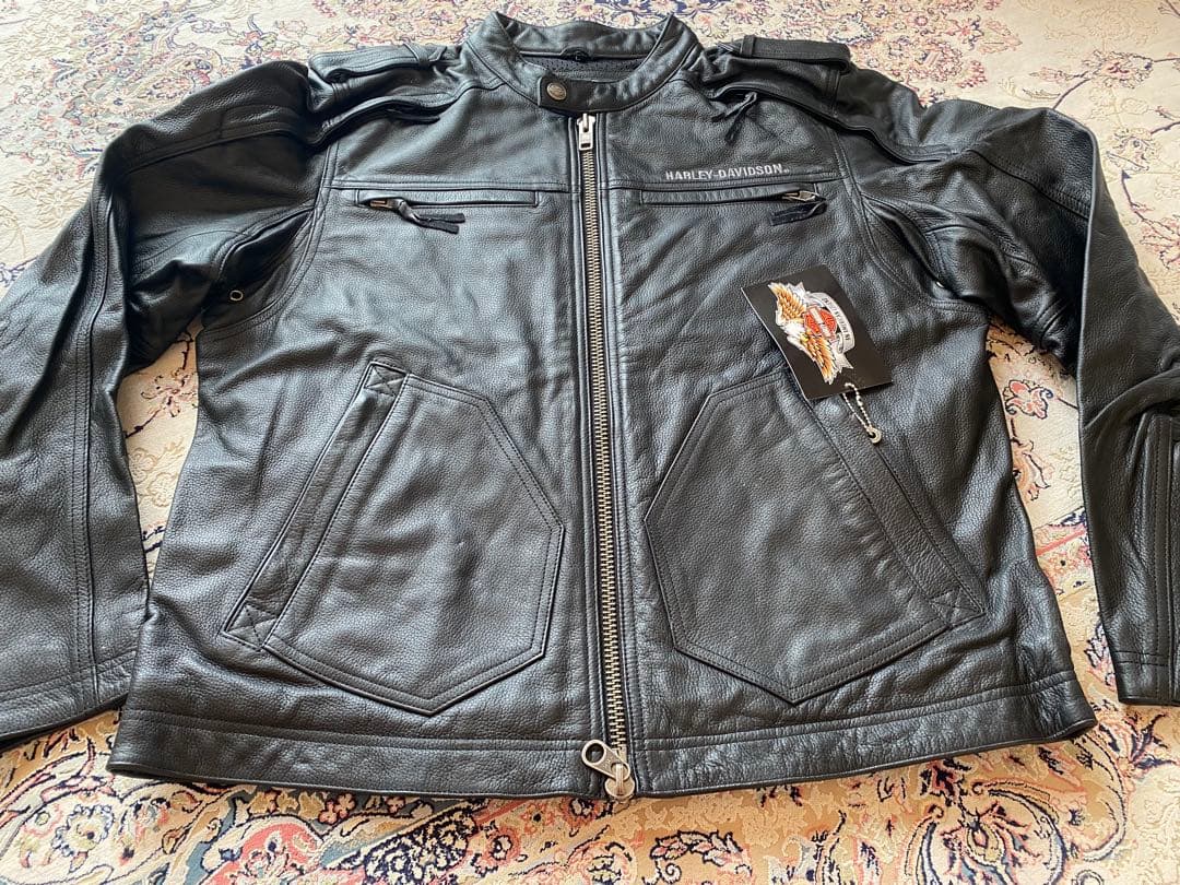 新品未使用HARLEY-DAVIDSONレザージャケット 現品限り新年お年玉特価